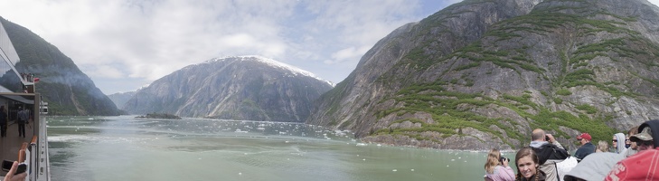 315-9891--9900 Tracy Arm Fjord Glacier Panorama